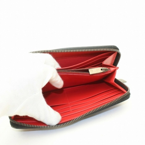Authentic Christian Louboutin Zippy Wallet Black - Picture 3 of 12